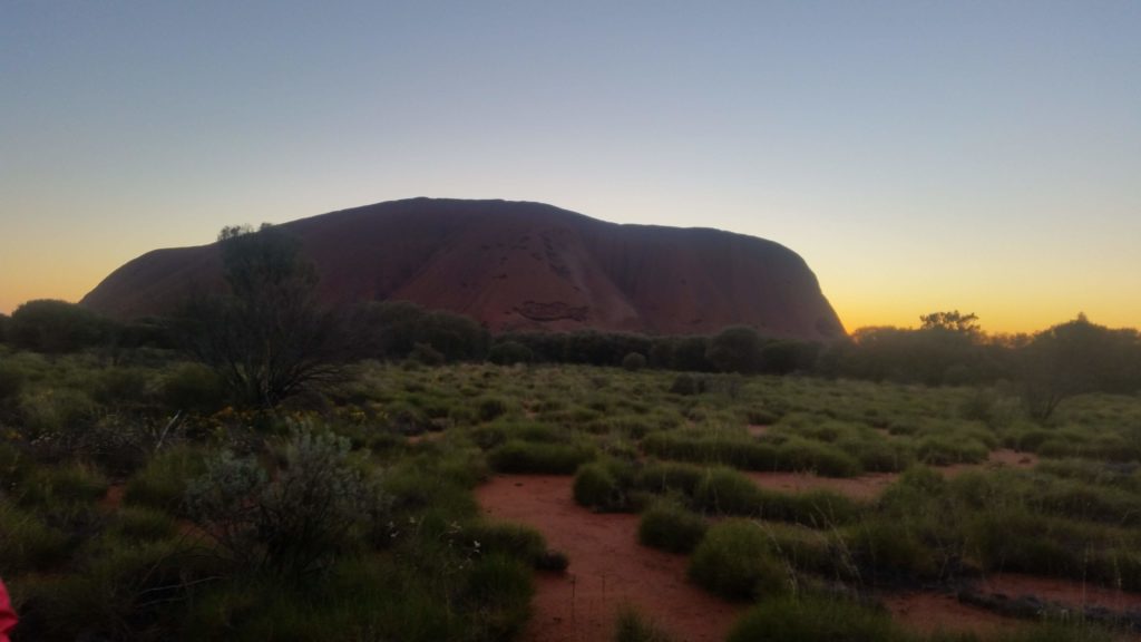 Uluru au coeur du désert australien