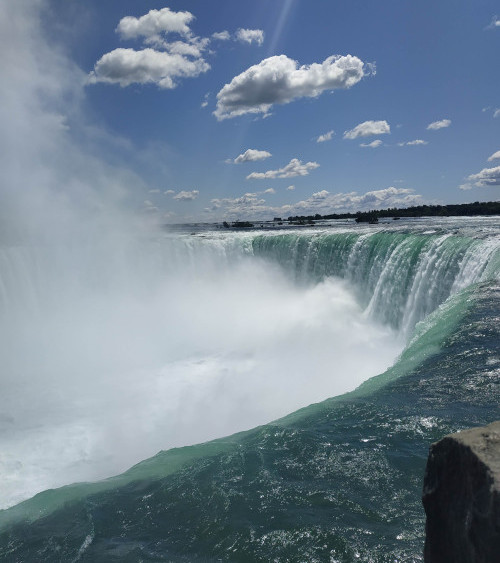 Au plus près des chutes