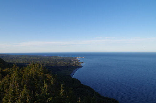 Cap des rosiers vu depuis le belvédère