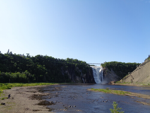 chute de montmorency près de Québec