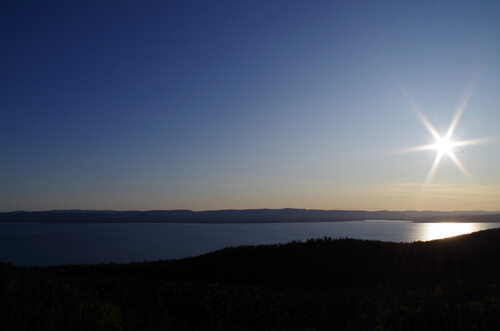 Coucher de soleil sur Gaspé 