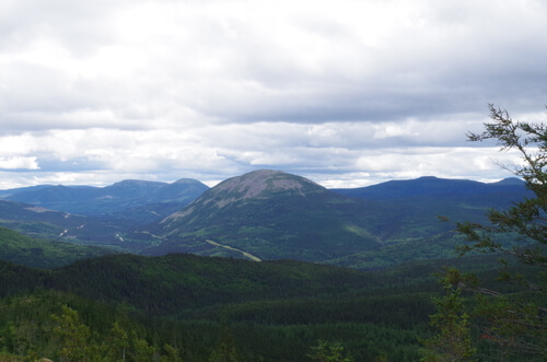 En haut du mont olivine