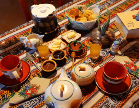 Petit déjeuner à San Carlos